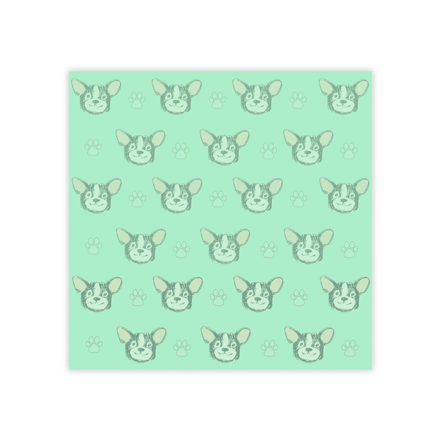 Cute Dog Faces and Paws design Post-it® Note Pads