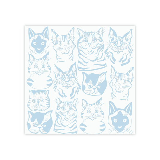 Cute lots of Cats Faces design Post-it® Note Pads