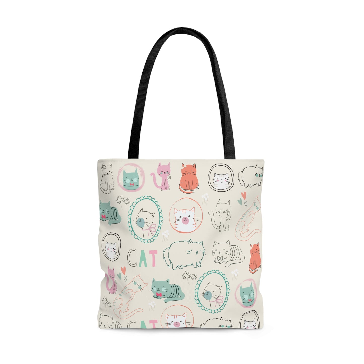 Lots of Cute Cats Design Tote Bag (AOP)