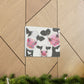 Happy Cow Family illustration design Canvas Gallery Wraps poster