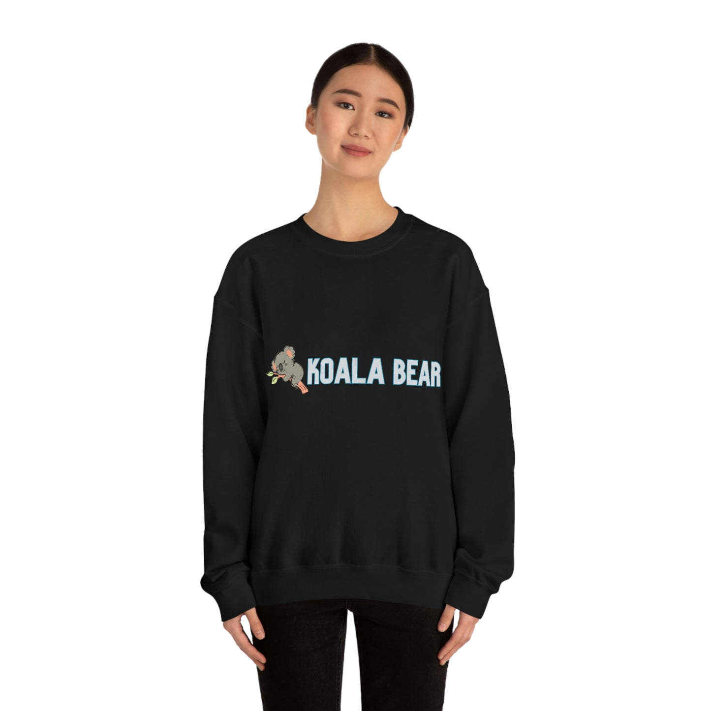 Little Koala Bear with Logo Graphic Crewneck Sweatshirt