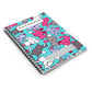 Cats Cats Cats design (Blue) Spiral Notebook - Ruled Line 118 pages