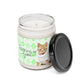 Thinking of you Kitten/ Cat  design message gift scented Soy Candle Jar 9oz
