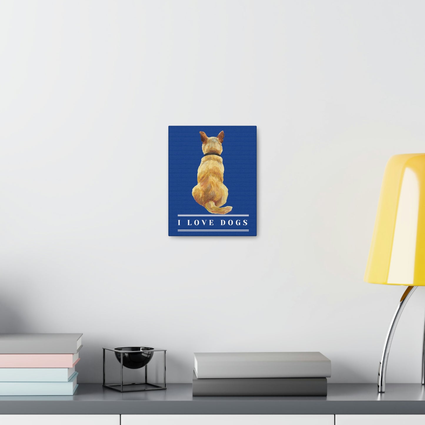 " I love dogs " design Canvas Gallery Wraps poster