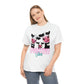 "Positive Vibes" Happy Cow Family Graphic tee shirt