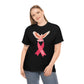 Cockatoo with "Love" Pink Ribbon Cotton Tee