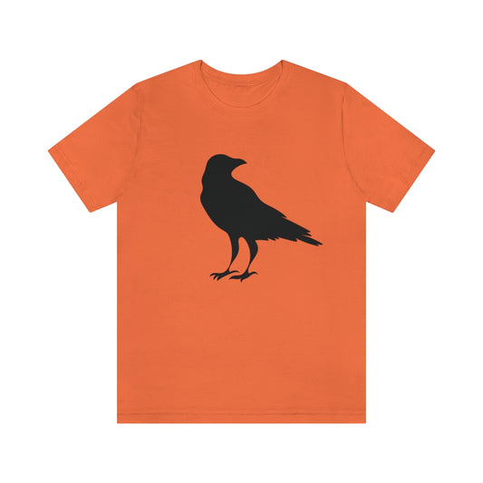 Black Bird/  Crow Jersey Short Sleeve Tee