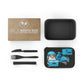 Penguin deliver your  Bento Box/Lunch Box  PLA  with Band and Utensils