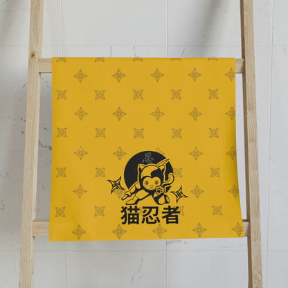 Nako Ninja / Cat Ninja Hand Towel 16″ × 28″