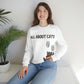 All About Cats Cat Scratches design Graphic Crewneck Sweatshirt