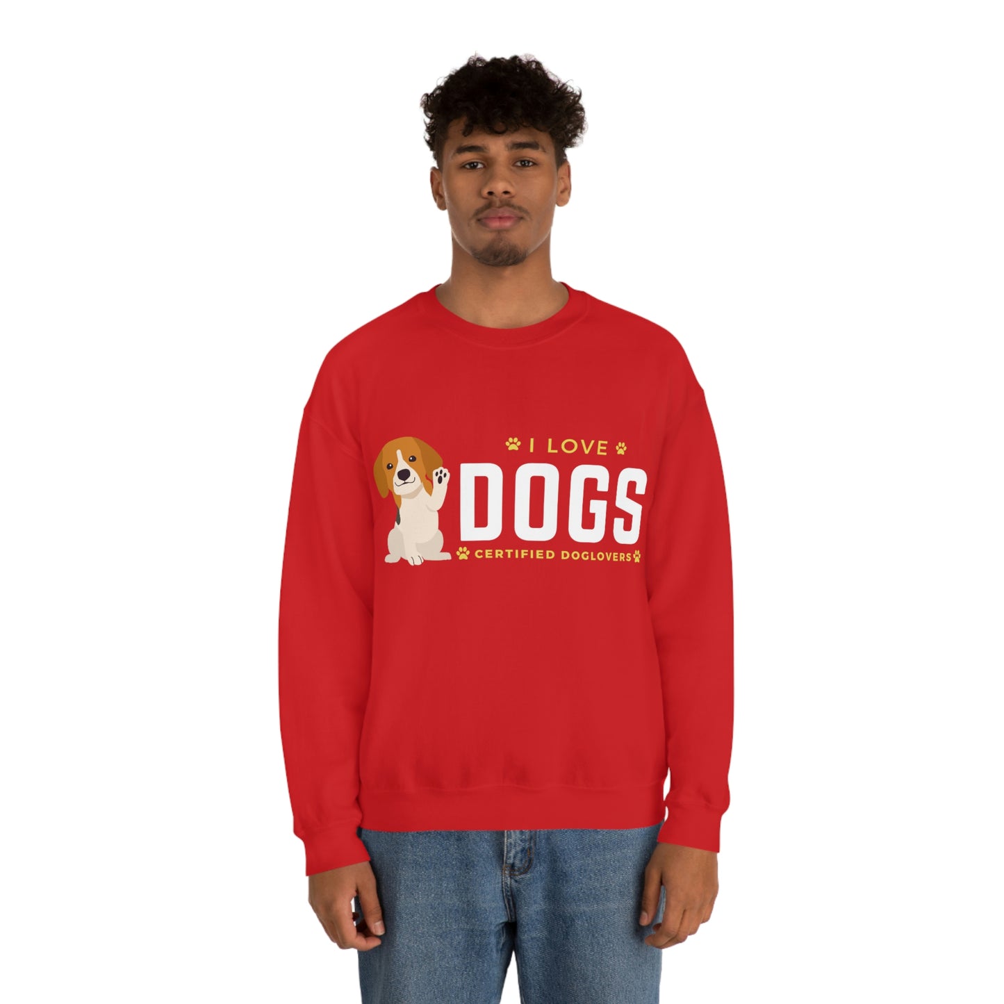 Certified Dog Lover Heavy Blend™ Crewneck Sweatshirt