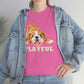 "Playful" Cute puppy/Dog Bulldog design Graphic tee shirt