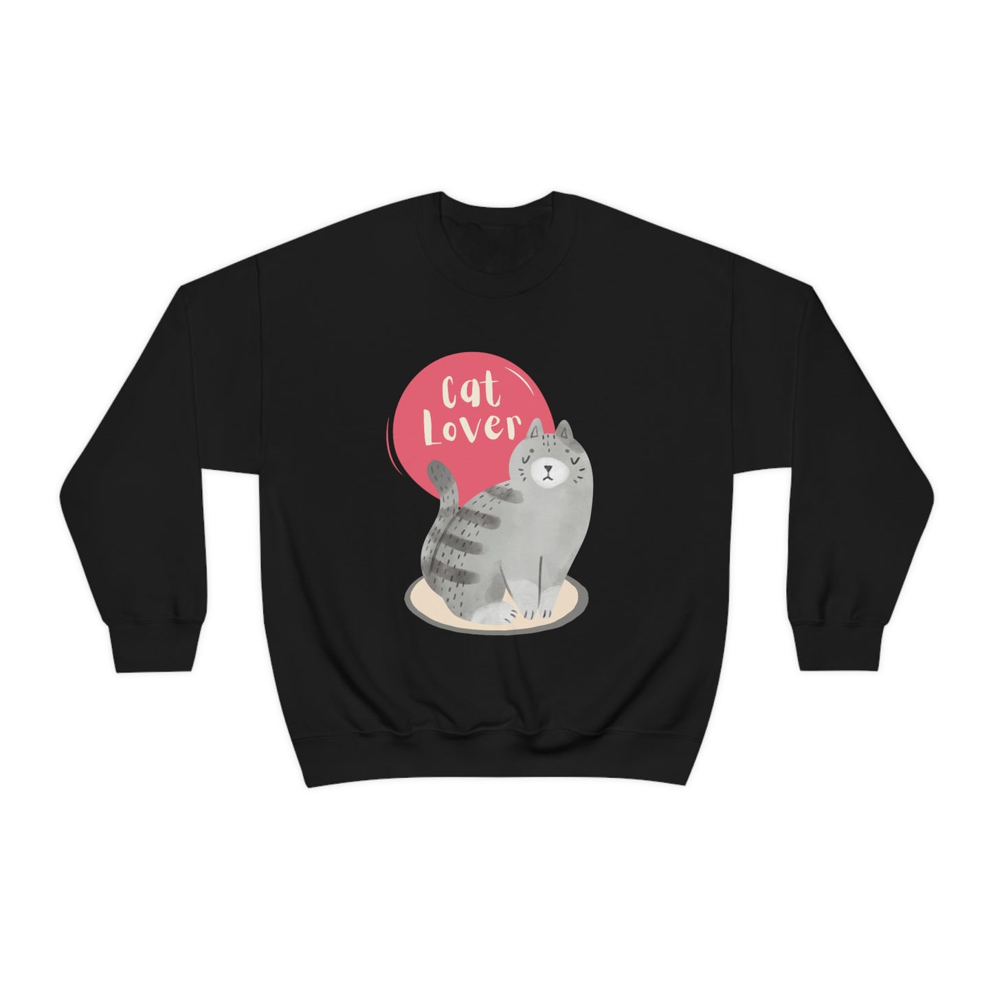 Cute Cat "Cat Lover " Heavy Blend™ Crewneck Sweatshirt