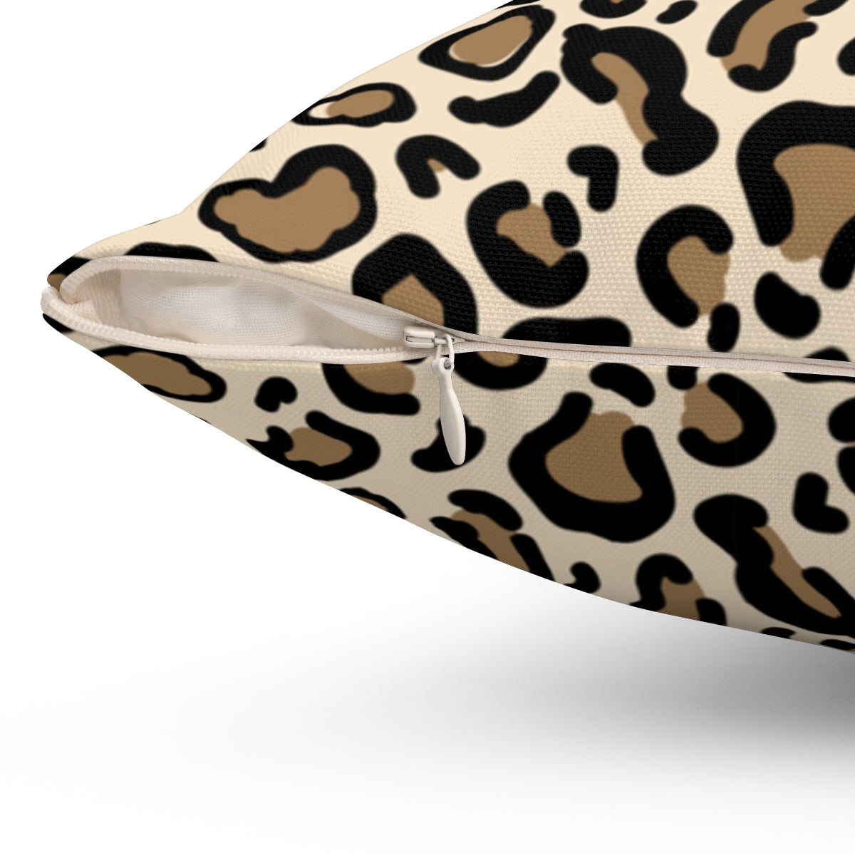 Best Friends Forever Leopard design Spun Polyester Square Pillow