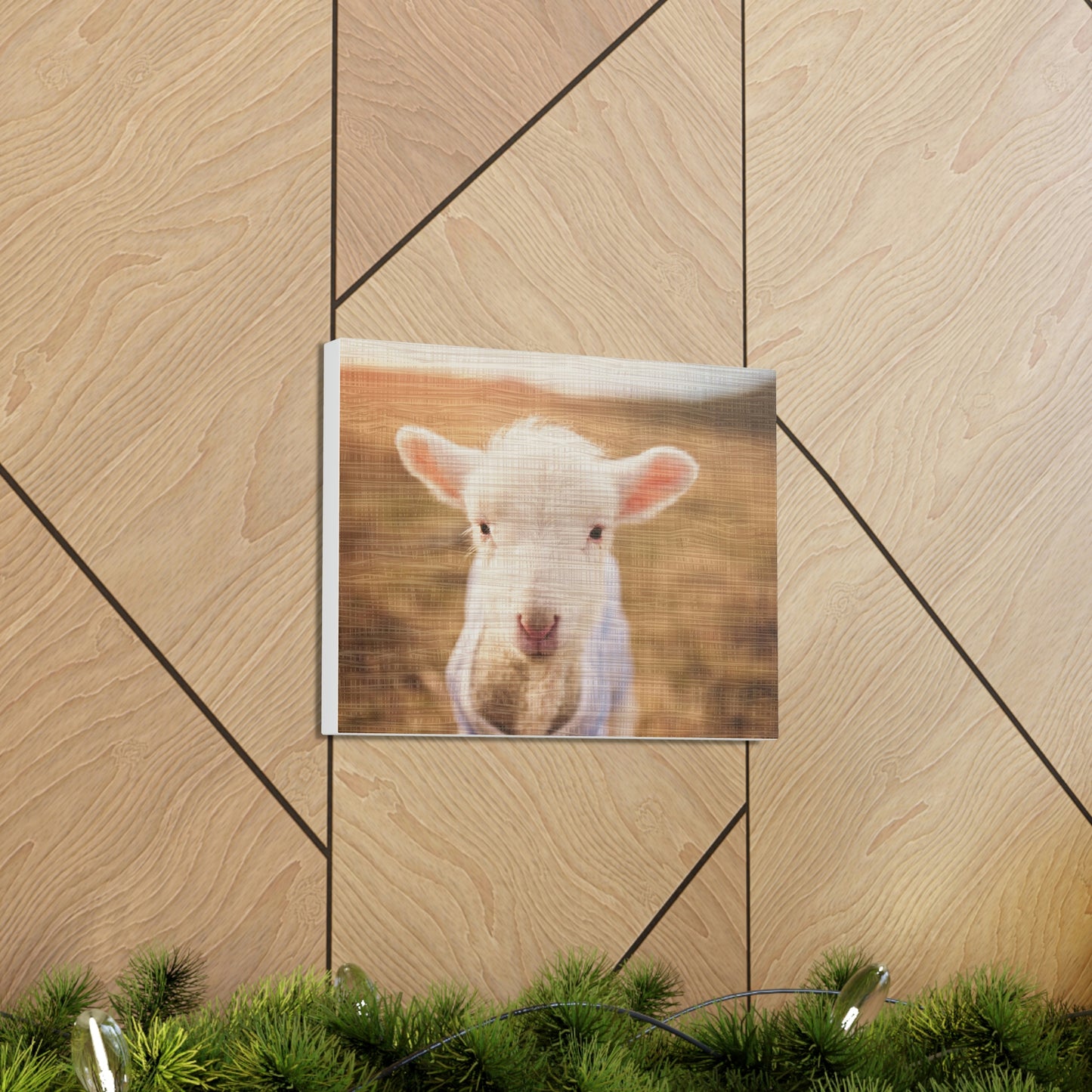 Adorable sheep/lamb design Canvas Gallery Wraps poster