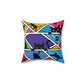 Colorful design Lots of Black Cats Spun Polyester Square Indoor Pillow