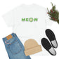 Meow logo with " Cats are my friends" design Cotton Tee