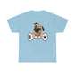 I Love PAW ( Pug puppy)  "Dog Lover" design Graphic tee shirt