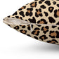 Mr. Leopard print design Spun Polyester Square Pillow