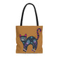 Colorful design CAT Tote Bag (AOP)