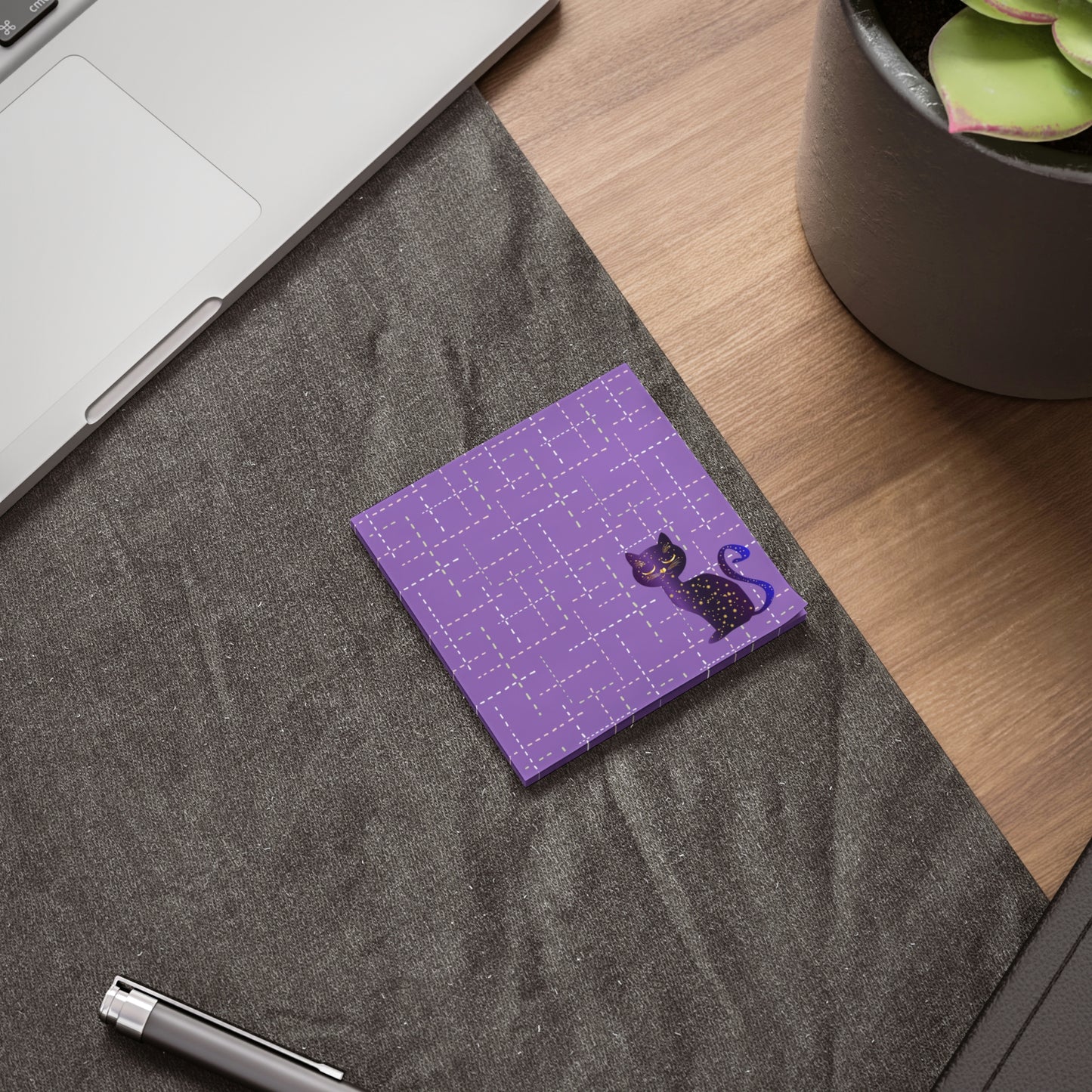 Purple Cat design Post-it® Note Pads