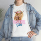 " Positive Vibes " Cow/ Fam Animal Graphic tee shirt