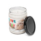 Love you Kitten/ Cat design message gift scented Soy Candle Jar 9oz
