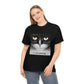 Cat Lover Big Face Cat design Graphic tee shirt