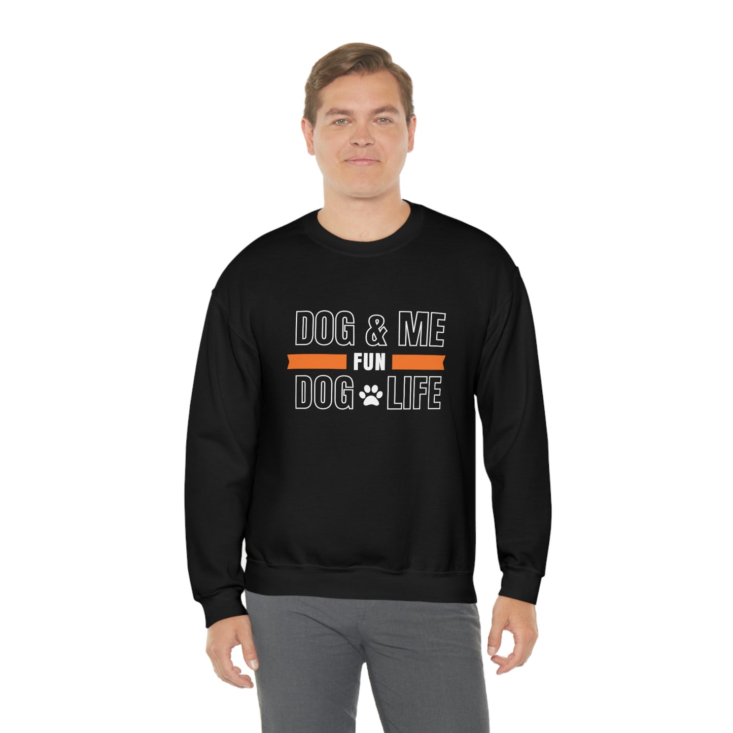 Dog & Me Dog FUN Dog Life Heavy Blend™ Crewneck Sweatshirt
