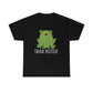 "Think Positive" Cute Frog design Graphic tee shirt