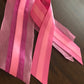 Handmade Hand Crafted Pink Ribbon 2pcs